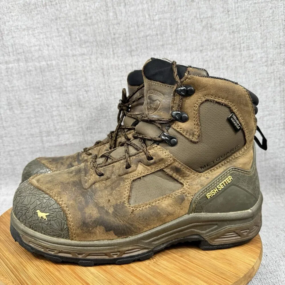 Red Wing Irish Setter Boots Men's 8.5 Kasota Leather Work